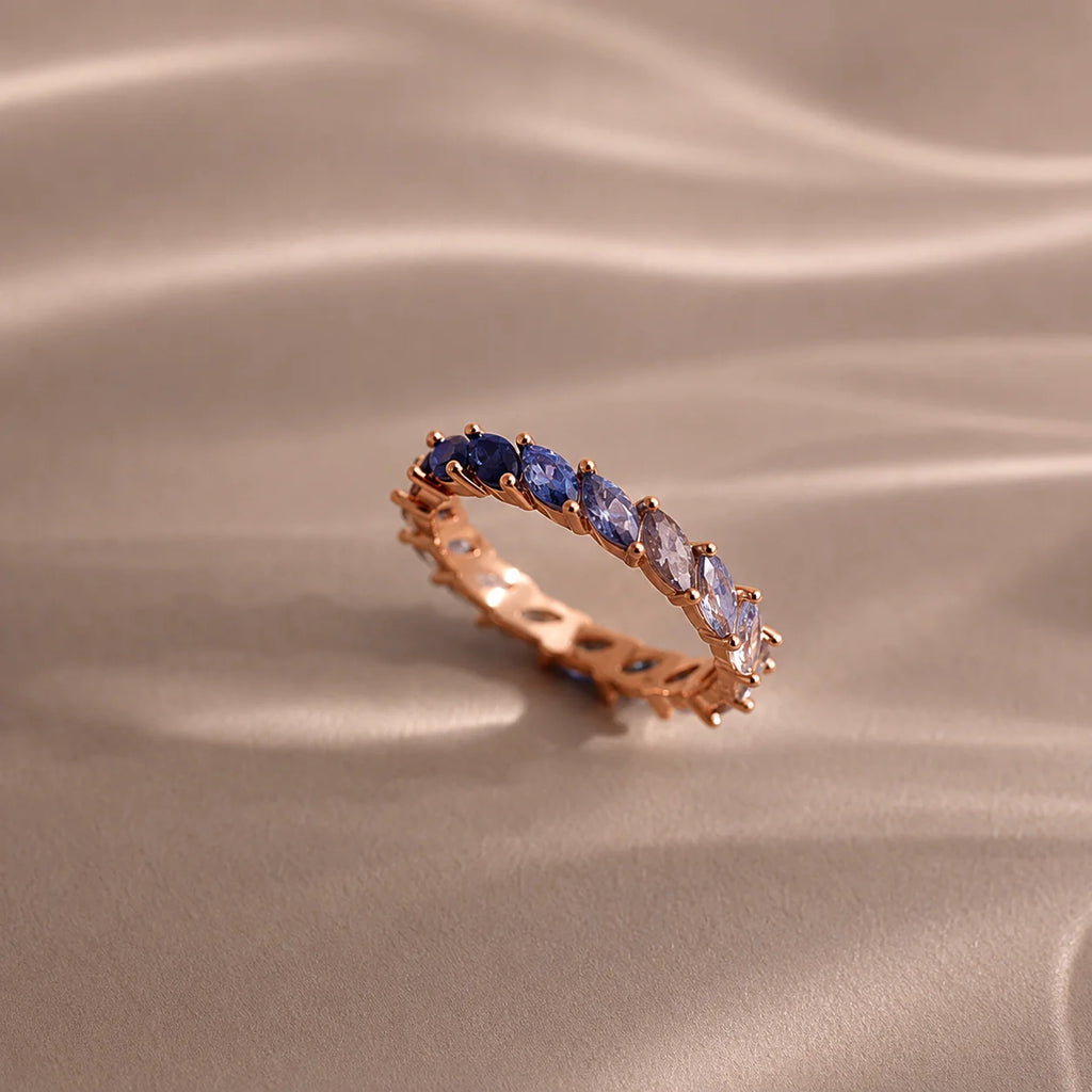 Sea Mist Marquise Ring