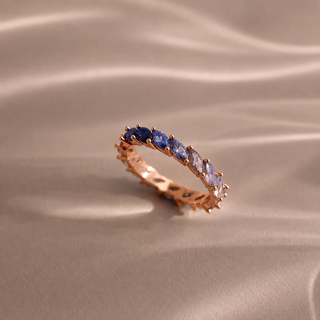 Sea Mist Marquise Ring