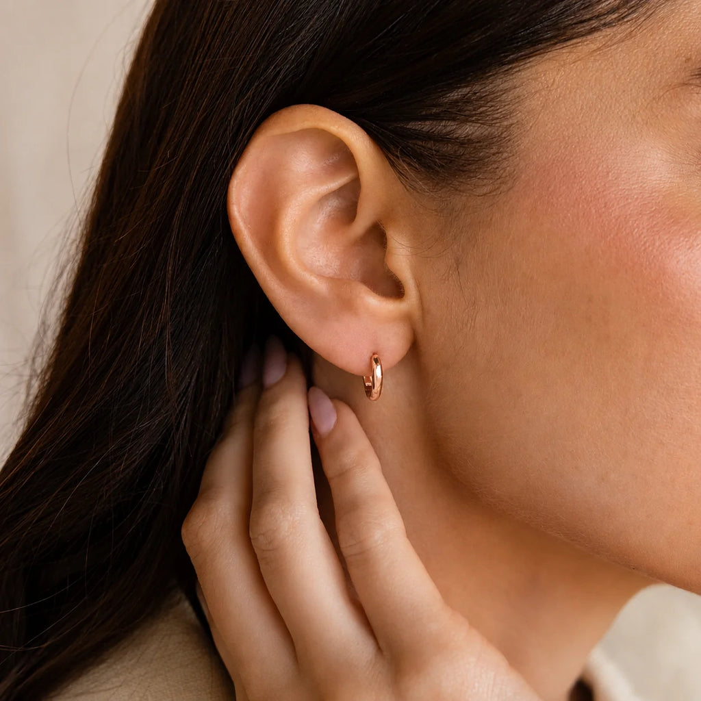 Mini Hammered Hoops