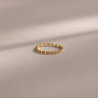 Dainty Marquise Birthstone Ring Silver 18K Gold Plated