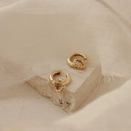 Claire Twisted Hoops Silver 18K Gold Plated