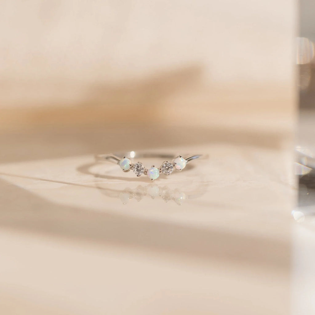 Layla Opal and Diamond Ring