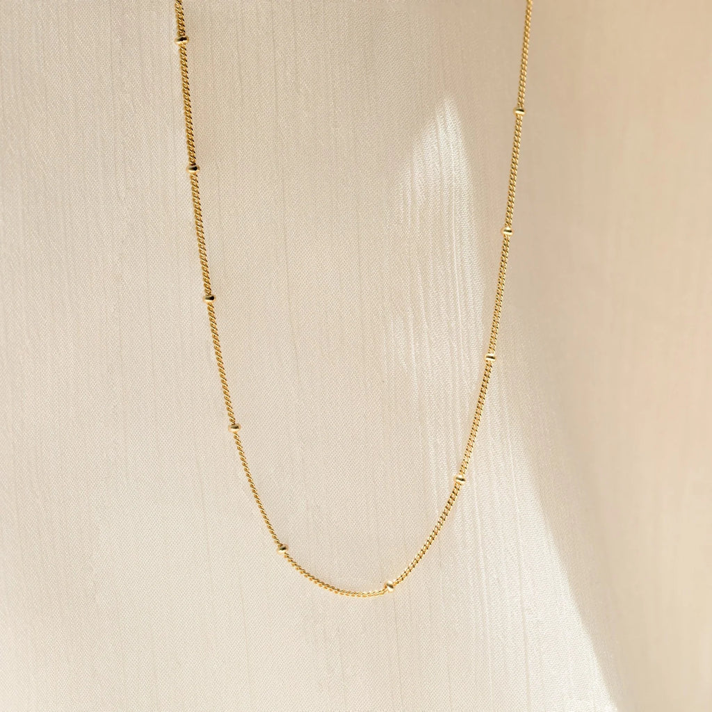 Satellite Beaded Belly Chain Silver 18K Gold Plated