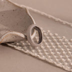 Bold Pave Stacking Ring Silver 18K Gold Plated