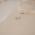 Diamonds Oval Diamond Studs Silver 18K Gold Plated