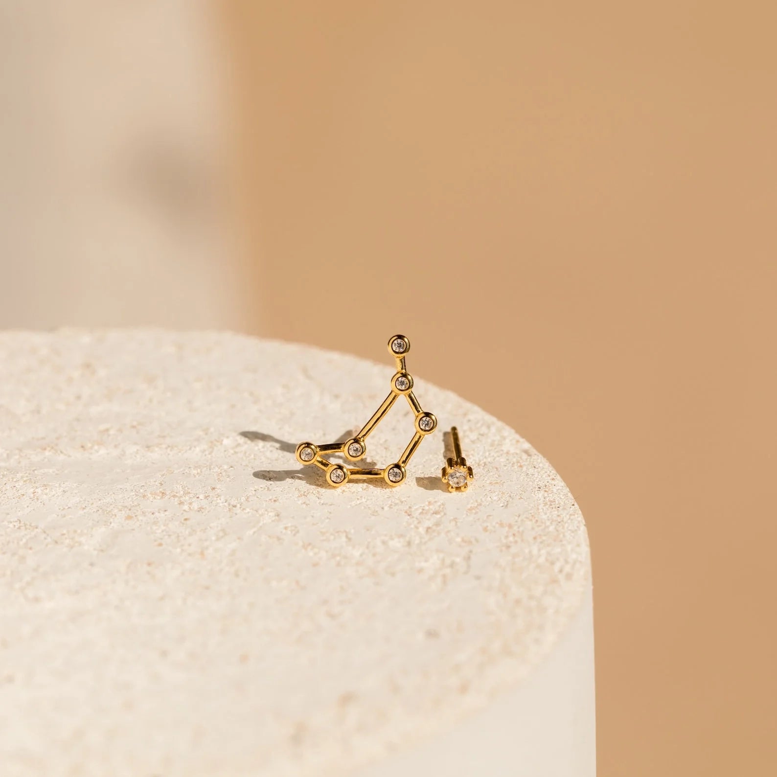 Constellation Earrings Silver 18K Gold Plated
