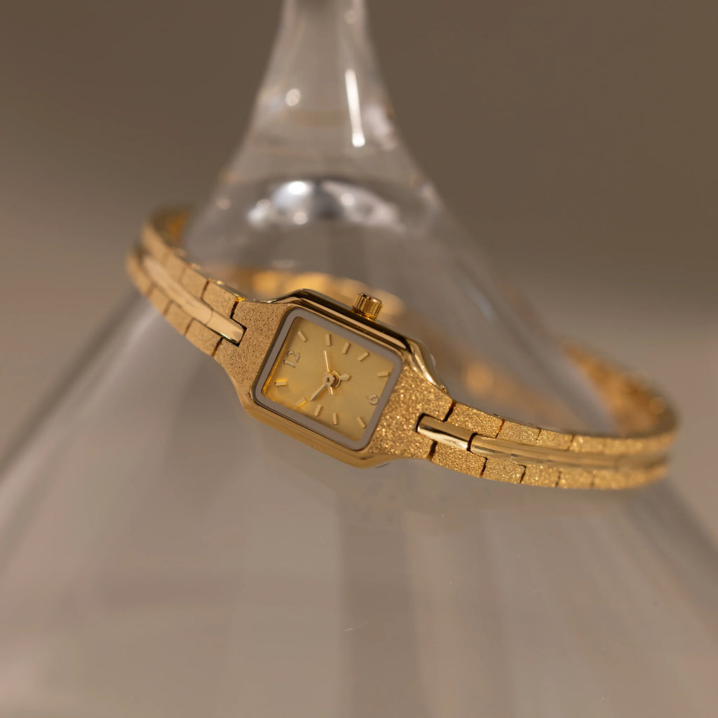 Serpent Chain Timepiece Silver 18K Gold Plated