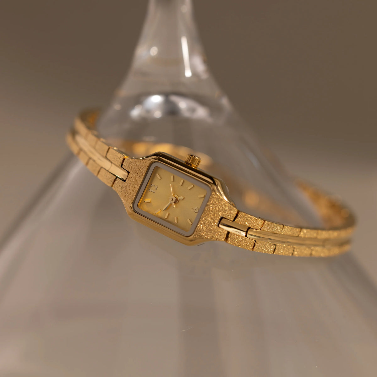 Serpent Chain Timepiece Silver 18K Gold Plated
