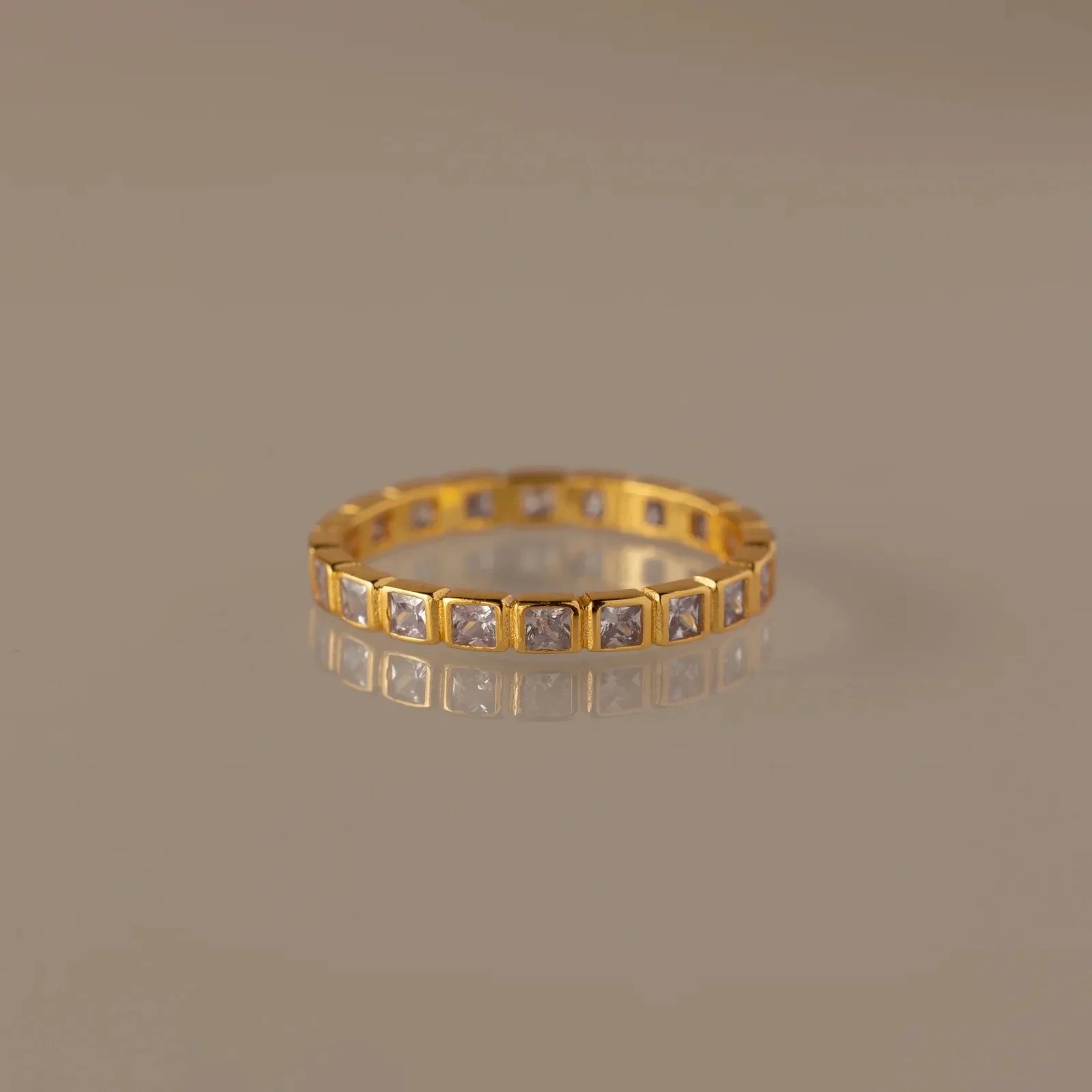 Alexandrite Infinity Bezel Ring