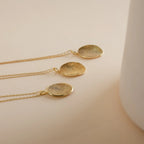 Custom Fingerprint Necklace Silver 18K Gold Plated