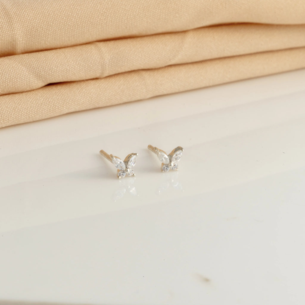 Butterfly Diamond Studs