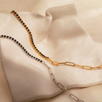 Black Diamond Tennis Bracelet Silver 18K Gold Plated