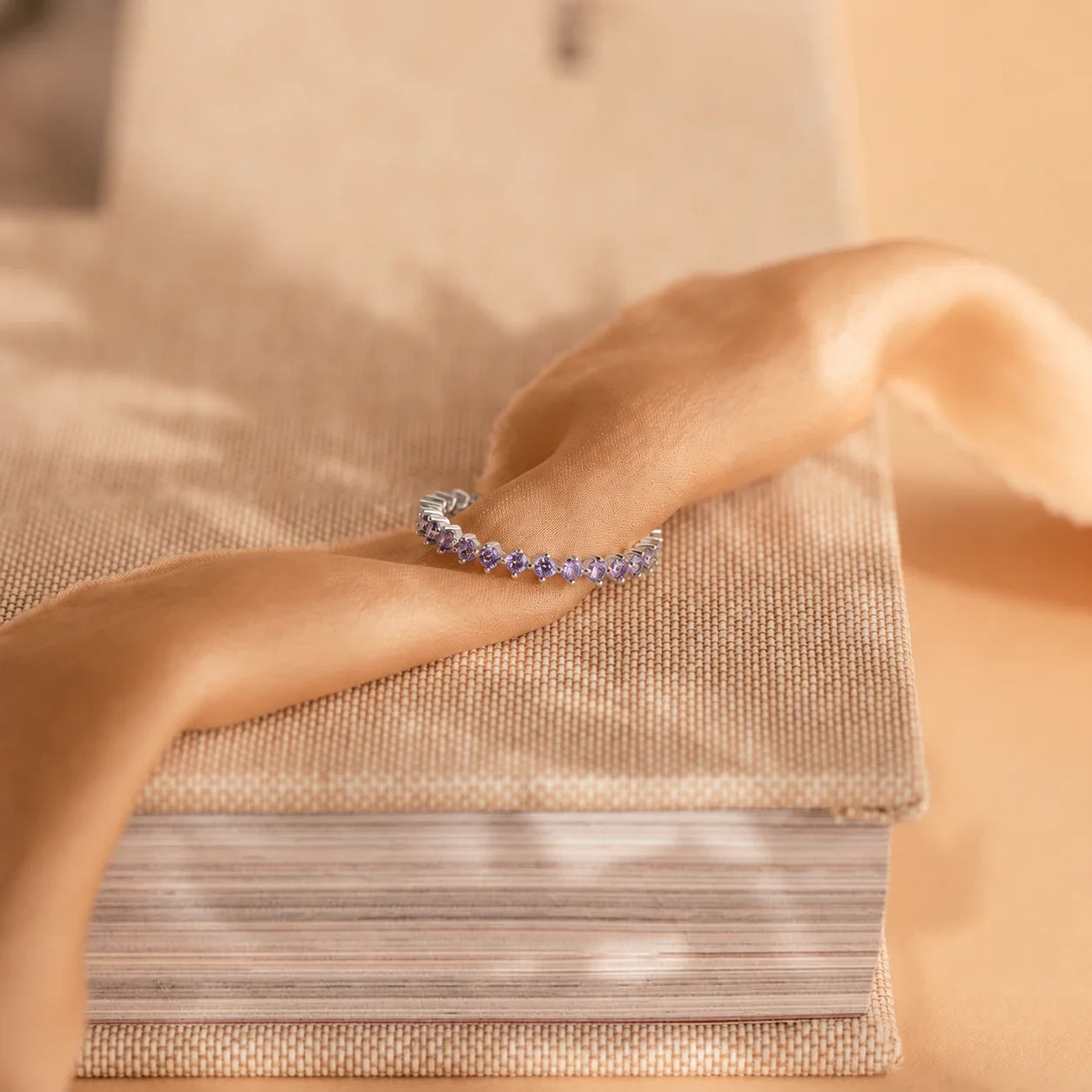 Enchanting Elegance: Amethyst Eternity Ring