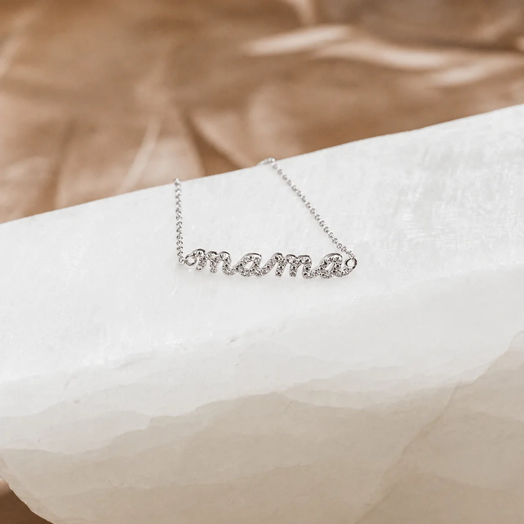 Mama Script Bracelet