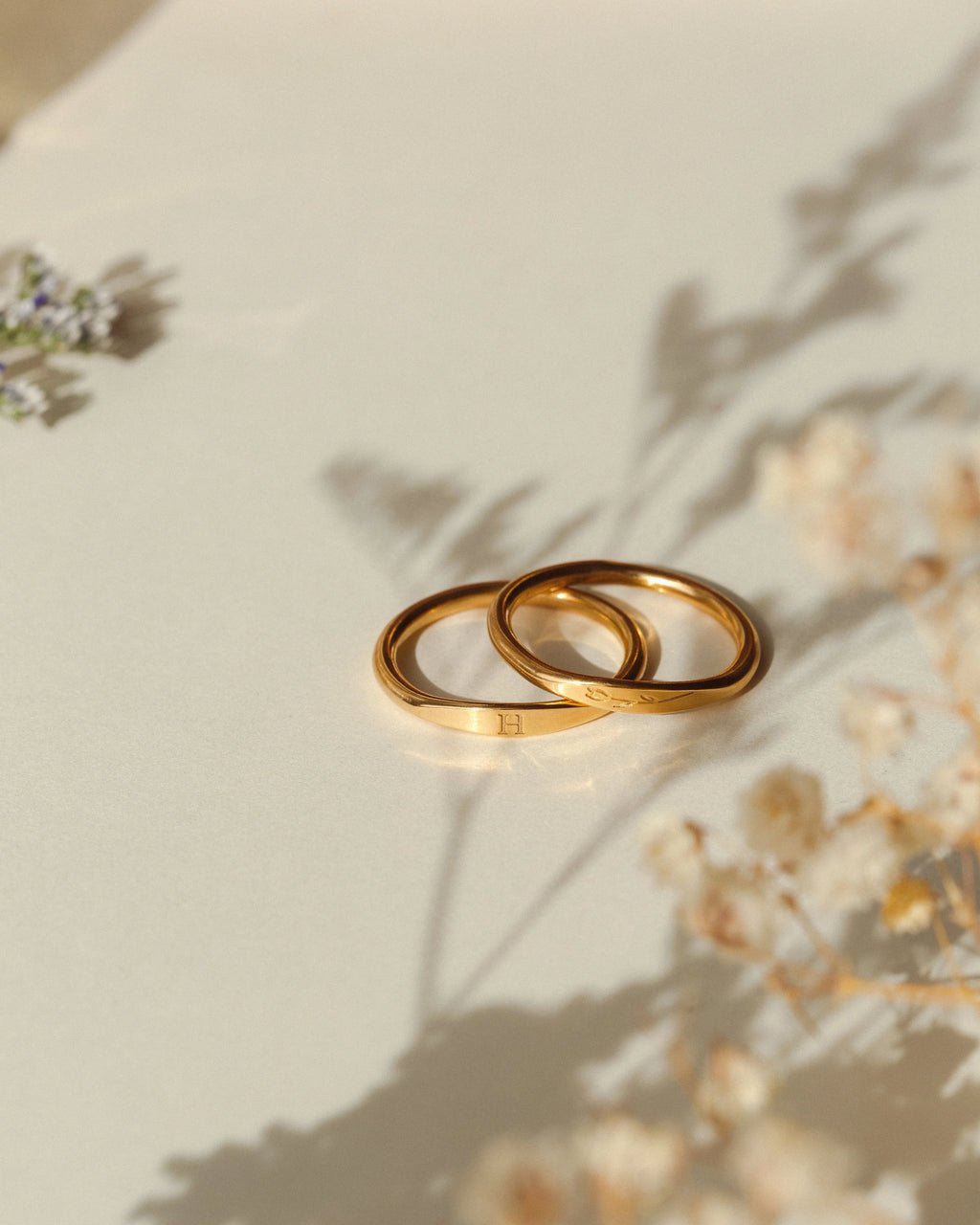Floral Slim Signet