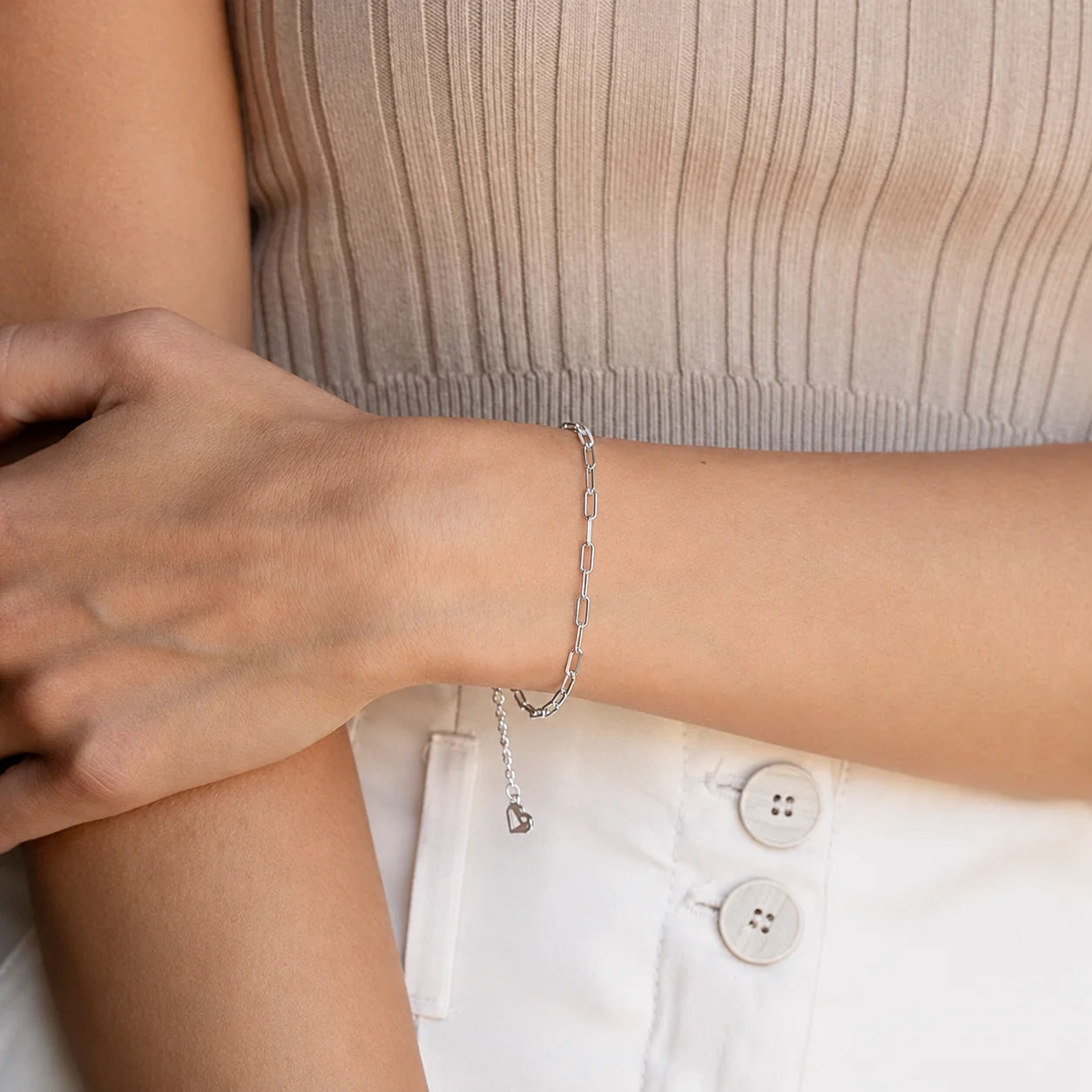 Paperclip Chain Bracelet
