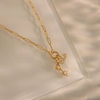 Zodiac Charm Silver 18K Gold Plated