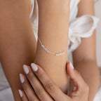 Petite Tiny Multiple Name Bracelet Silver 18K Gold Plated