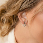 Reagan Duo Huggies Silver 18K Gold Plated