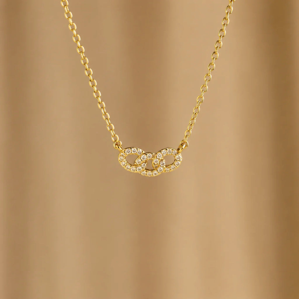 Pave Link Necklace