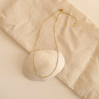 Singapore Twist Necklace Silver 18K Gold Plated
