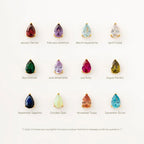 Ophelia Blue Zircon Necklace Silver 18K Gold Plated