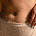 Beaded Belly Chains Silver 18K Gold Plated