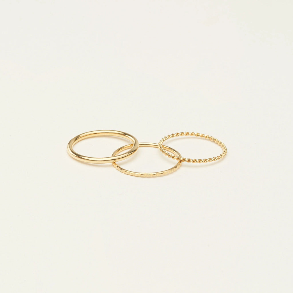 The Thin Stacking Rings Set
