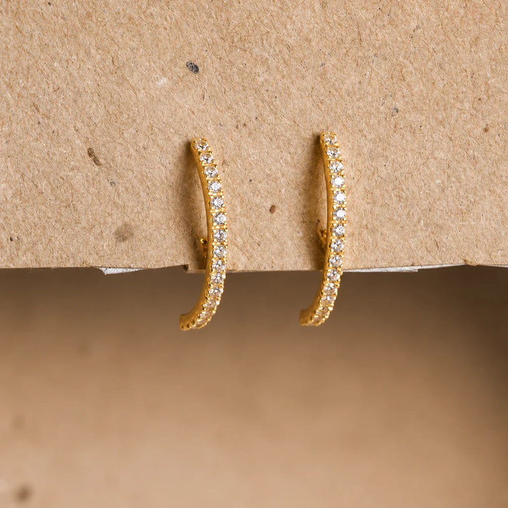 Pave Arc Studs
