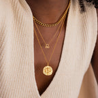 Dainty Zodiac Necklace Silver 18K Gold Plated