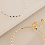 Josephine Chain Bracelet Silver 18K Gold Plated