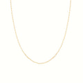 Dainty Link Chain Necklace Silver 18K Gold Plated