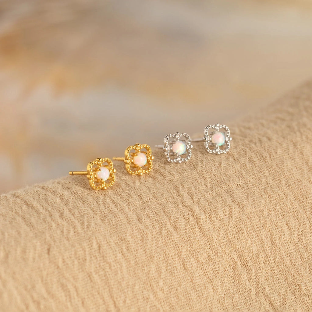 Alora Opal Stud Earrings