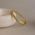 North Star Bangle Bracelet Silver 18K Gold Plated