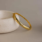 North Star Bangle Bracelet Silver 18K Gold Plated