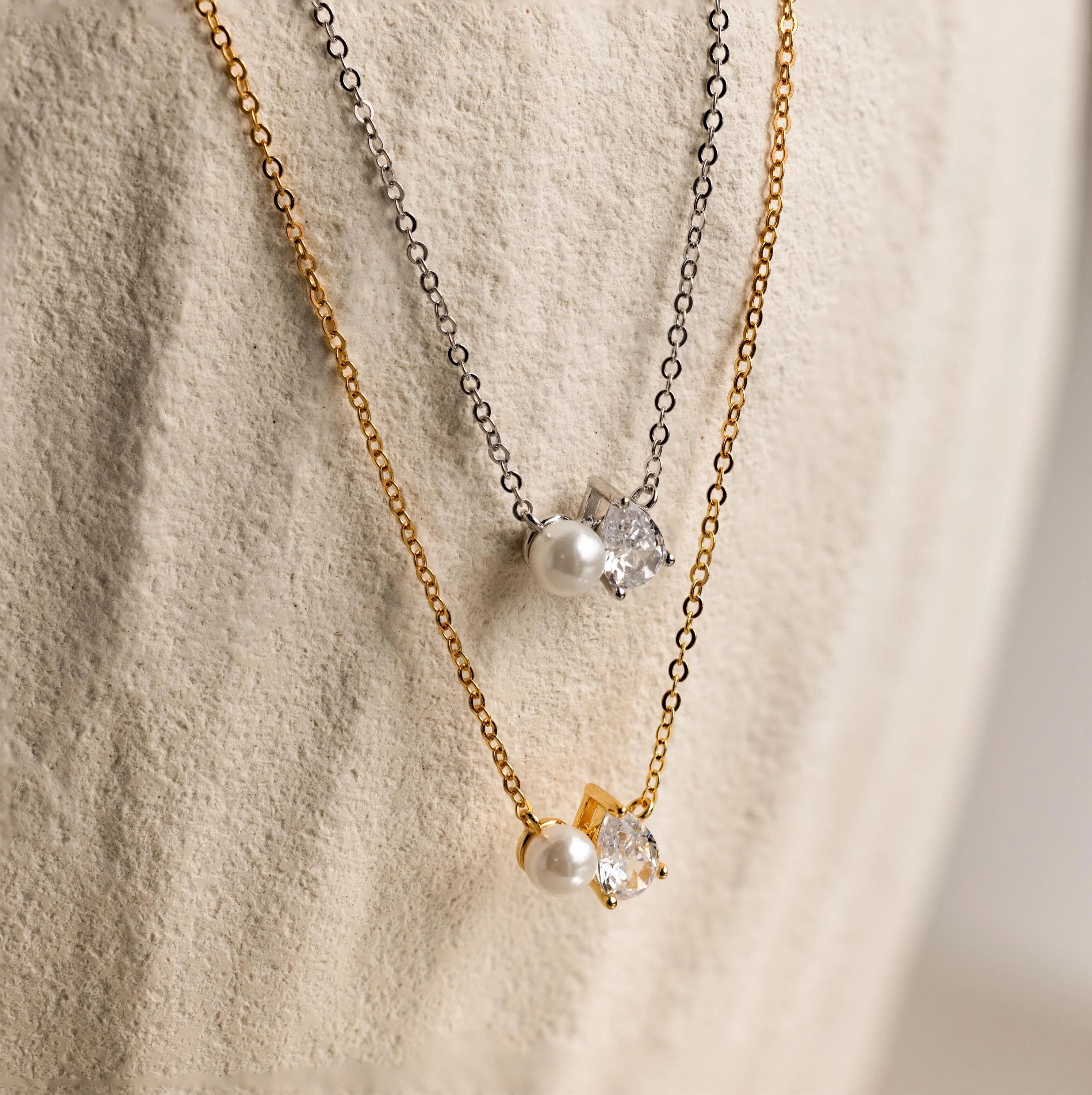 Pearl Diamond Necklace