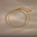 Beaded Bracelet Silver 18K Gold Plated