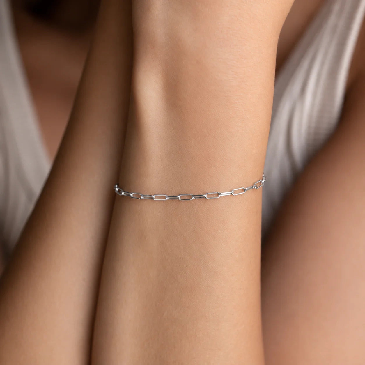 Paperclip Chain Bracelet
