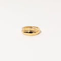 Duo Form Ring Set Silver 18K Gold Plated