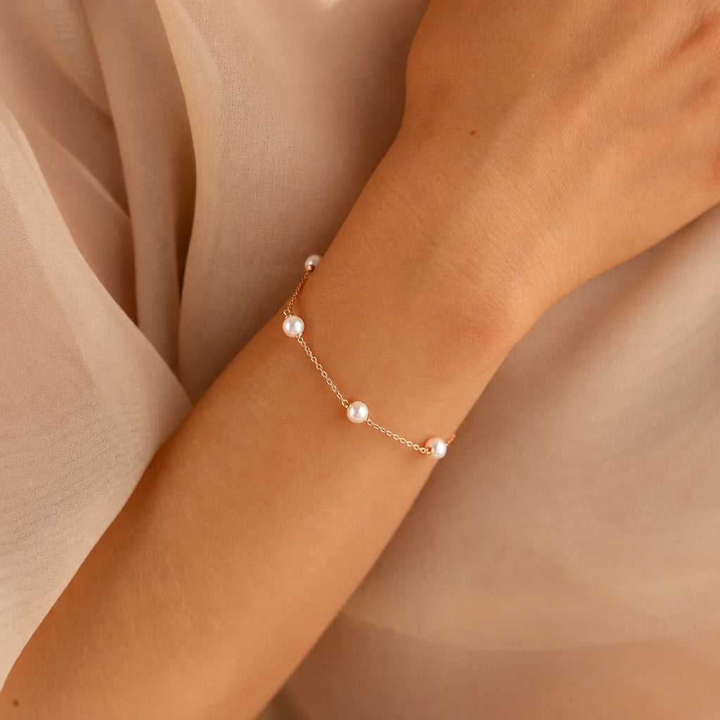 Pearl Station Bracelet