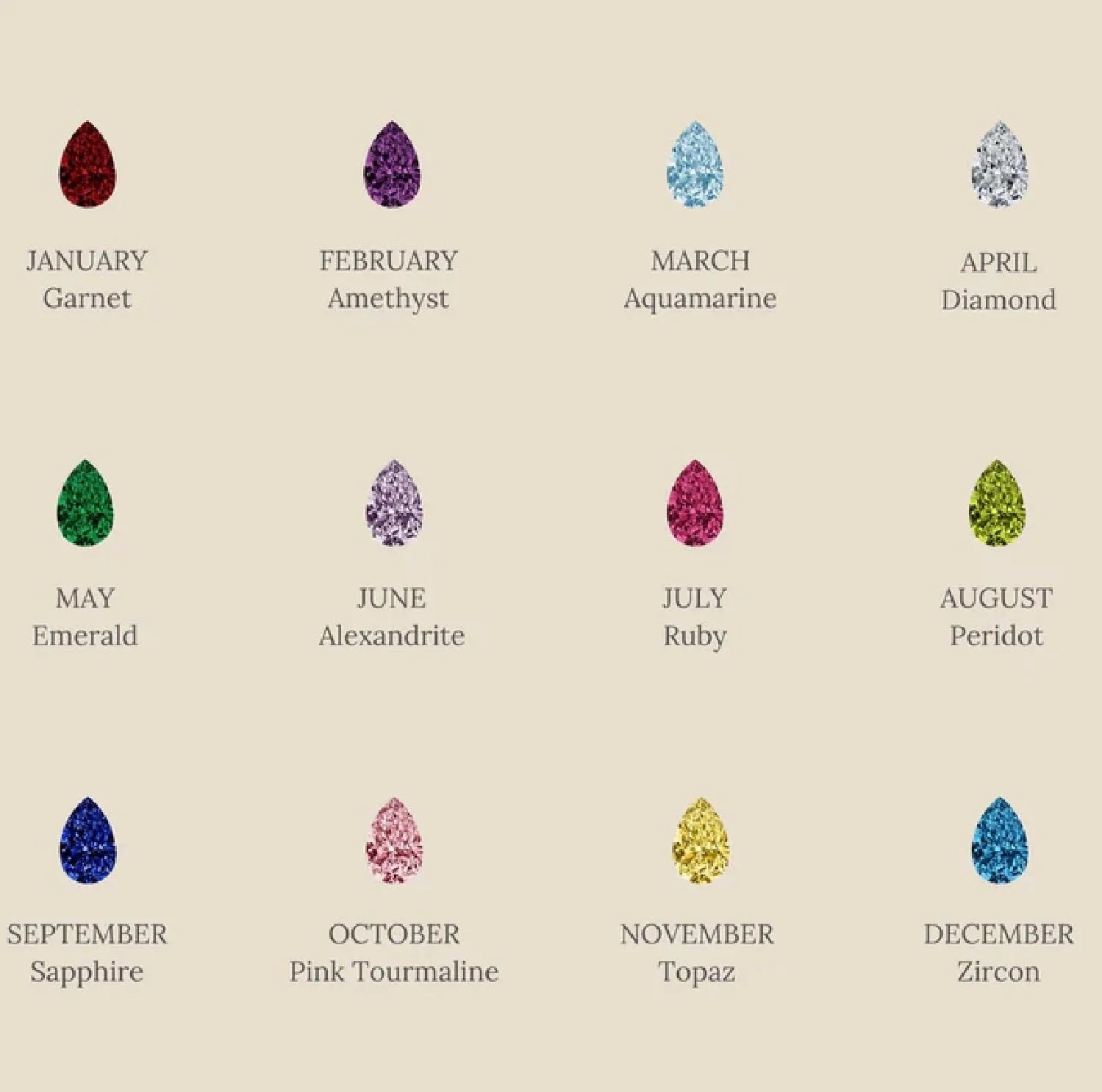Alexandrite Tear Charm