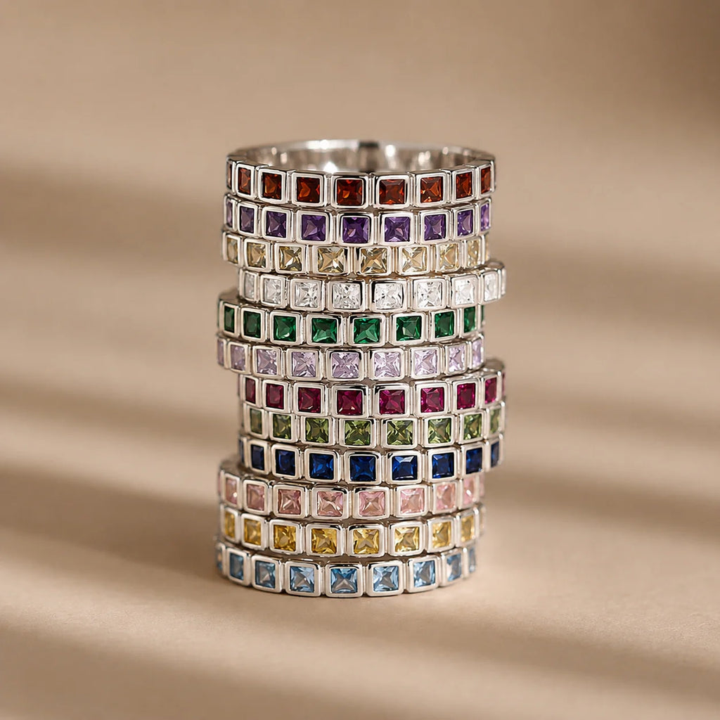 Alexandrite Infinity Bezel Ring