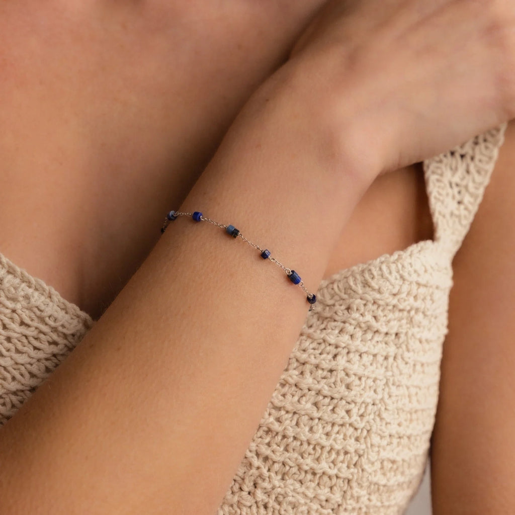Azul Deep Blue Beaded Bracelet