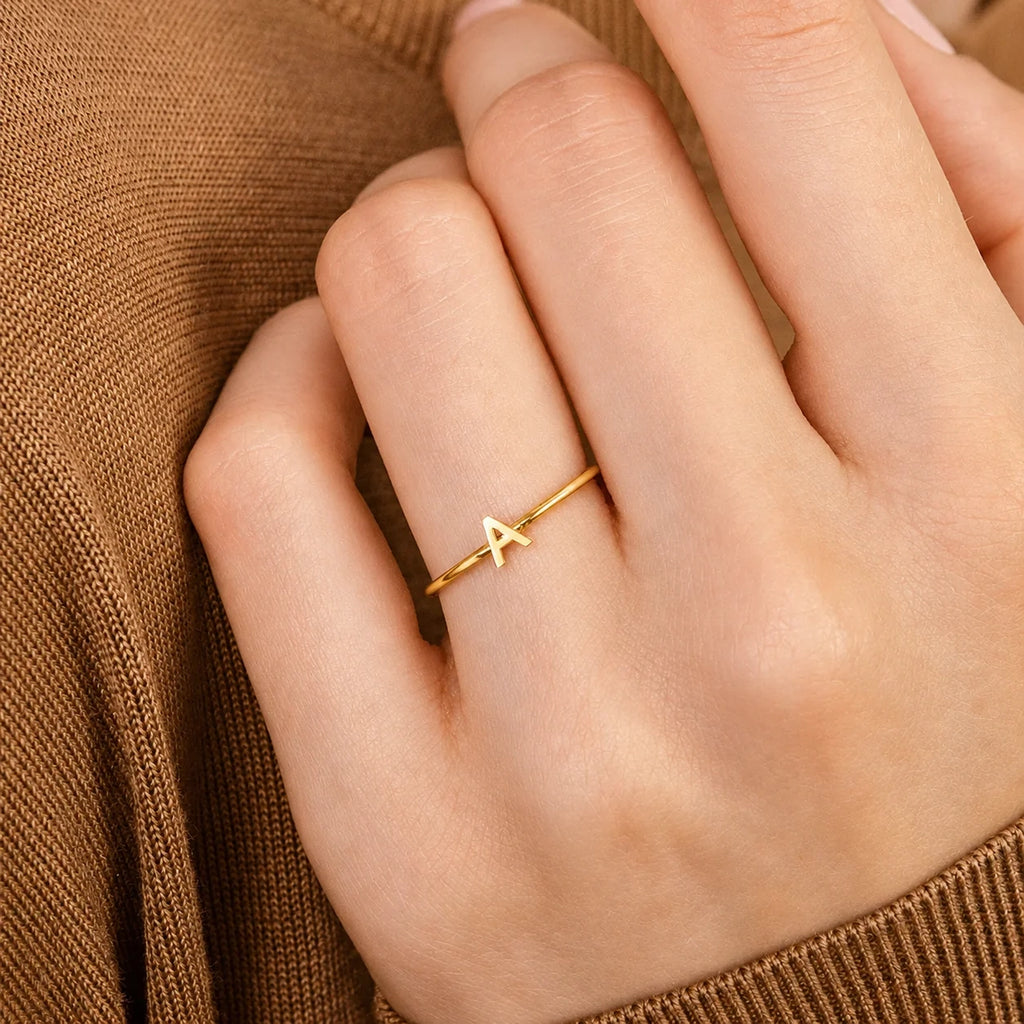 Alex Dainty Letter Ring