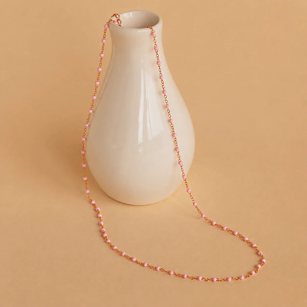 Pink Station Necklace