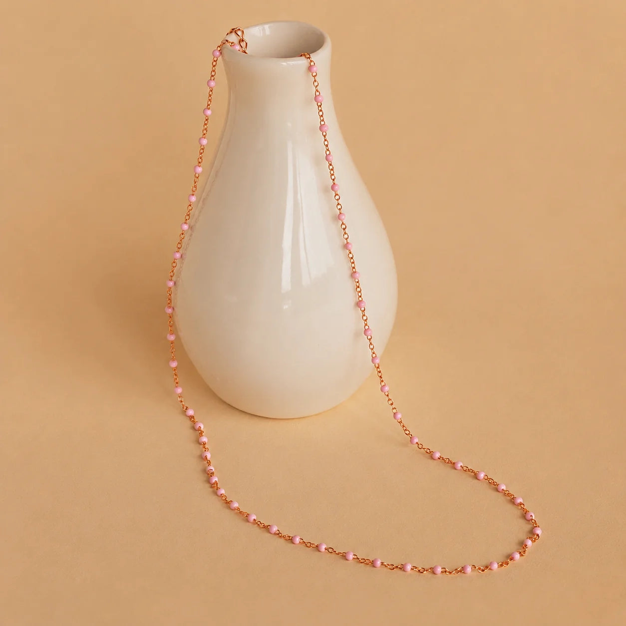 Pink Station Necklace