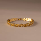 Diamond Elephant Tennis Bracelet Silver 18K Gold Plated