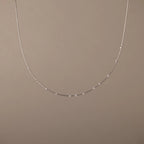 Sprinkle Diamond Necklace Silver 18K Gold Plated