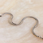 Triple Snake Chain Bracelet Silver 18K Gold Plated