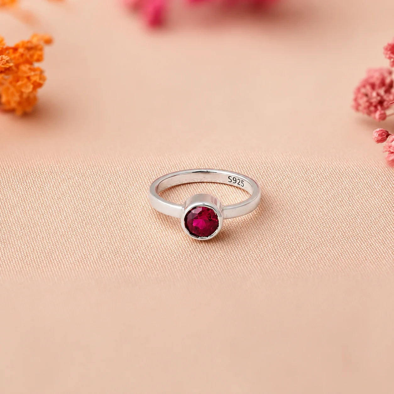 Birthstone Signet Ring